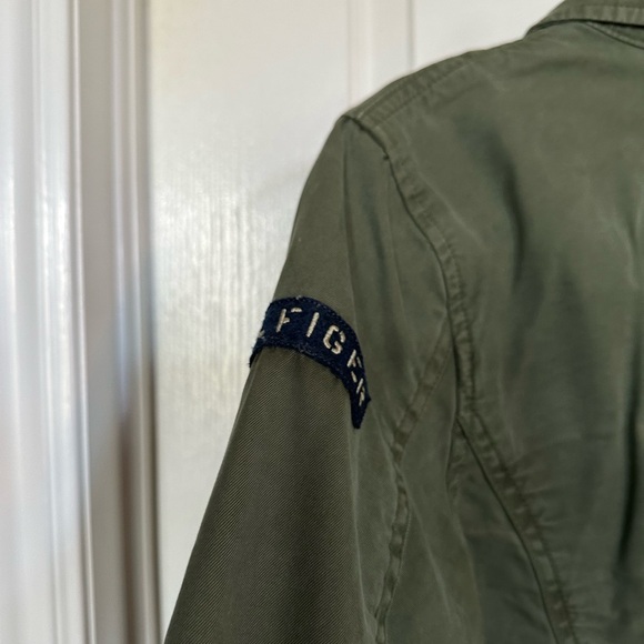 TOMMY HILFIGER Army Green Military-Style Jacket - Women’s Medium - Picture 2 of 5